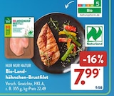 Bio-Land-Hähnchen-Brustfilet bei ALDI SÜD im Petersberg Prospekt für 7,99 €