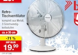 Retro-Tischventilator von Bestron für 19,99 € bei Zimmermann im Angebot Retro-Tischventilator von Bestron im aktuellen Zimmermann Prospekt