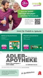 Aktueller mea - meine apotheke Apotheken Prospekt in Weida und Umgebung, "Unsere September-Angebote" mit 4 Seiten, 01.09.2025 - 30.09.2025