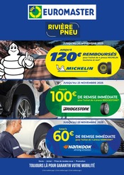 Catalogue Garages & Automobile Euromaster en cours à Moncrabeau et alentours, "EUROMASTER", 10 pages, 03/11/2025 - 17/11/2025