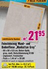 Aktuelle Fliesen Angebote bei Hornbach in Hannover Aktuelles Feinsteinzeug Wand- und Bodenfliese 'Manhattan Grey' Angebot bei Hornbach in Hannover ab 19,95 €