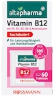 Vitamin B12 hochdosiert im Rossmann Prospekt Vitamin B12 hochdosiert von Altapharma im aktuellen Rossmann Prospekt für 5,44 €
