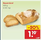 Bauernbrot im Angebot bei Netto Marken-Discount in Coburg Bauernbrot Angebote bei Netto Marken-Discount Coburg für 1,19 €
