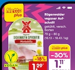 Aktuelle Wurst Angebote bei Netto Marken-Discount in Hagen (Stadt der FernUniversität) Aktuelles Veganer Aufschnitt Angebot bei Netto Marken-Discount in Hagen (Stadt der FernUniversität) ab 1,11 €