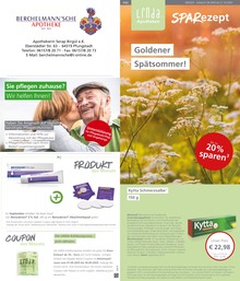 LINDA Premiumapotheke Prospekt für Pfungstadt: "Aktuelle Angebote", 3 Seiten, 01.09.2025 - 31.10.2025