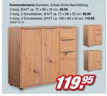 Kommodenserie Espresso, 2-türig Angebote bei Möbel AS Bensheim für 69,95 €