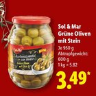 Grüne Oliven mit Stein Angebote von Sol & Mar bei Lidl Neunkirchen für 3,49 €