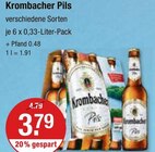 Krombacher Pils im Angebot bei V-Markt in München Krombacher Pils Angebote bei V-Markt München für 3,79 €