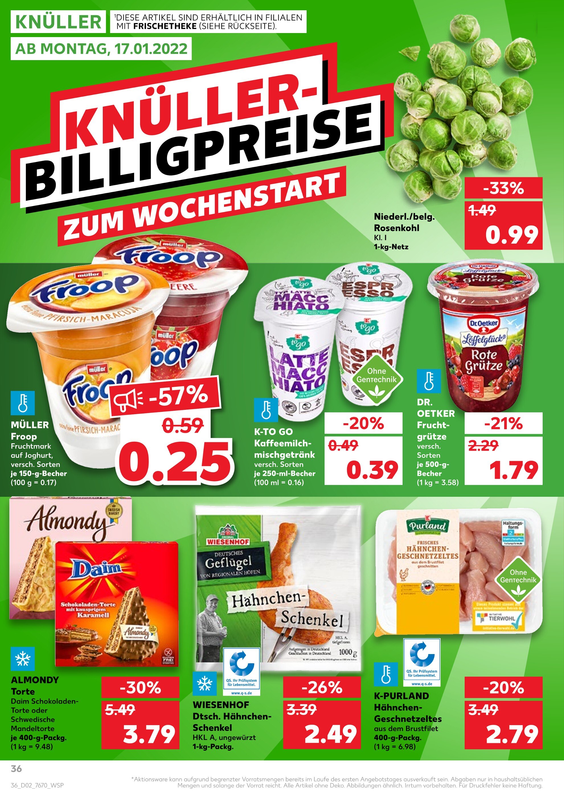 Kaufland Prospekt für Frankfurt mit 40 Seiten Kaufland Prospekt für Frankfurt: "KNÜLLER", 40 Seiten, 17.01.2022 - 19.01.2022