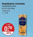 Limonaden im V-Markt Prospekt Limonaden von Sanpellegrino im aktuellen V-Markt Prospekt für 0,79 €