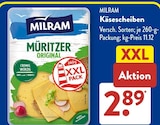 Käsescheiben von MILRAM im aktuellen ALDI SÜD Prospekt für 2,89 €