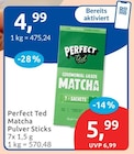 Matcha Pulver Sticks im Angebot bei budni in Seevetal Matcha Pulver Sticks Angebote von Perfect Ted bei budni Seevetal für 4,99 €