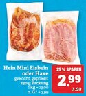 Mini Eisbein oder Haxe von Hein im aktuellen Marktkauf Prospekt