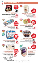 Promos Lait Demi-Écrémé dans le catalogue "Engagés pour soutenir NOS PARTENAIRES LOCAUX." de Super U Lait Demi-Écrémé en promo dans le catalogue Super U à la page 8