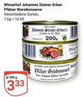 Pfälzer Wurstkonserve im Angebot bei GLOBUS in Neustadt Pfälzer Wurstkonserve Angebote von Winzerhof Johannes Steiner-Erben bei GLOBUS Neustadt für 3,33 €