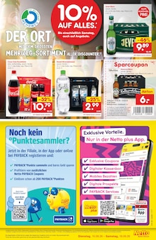 Bier im Netto Marken-Discount Prospekt "Wiedereröffnung - 10% auf ALLES" mit 4 Seiten (Wilhelmshaven)