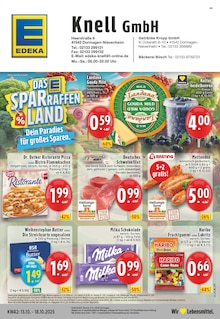 EDEKA Prospekt der Woche "Aktuelle Angebote" Seite 1, 13.10.2025 bis 18.10.2025 für Dormagen Aktueller EDEKA Prospekt "Aktuelle Angebote" Seite 1 von 24 Seiten für Dormagen