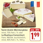 Saint-André-Weinbergkäse oder Le Rustique Camembert bei EDEKA im Altrip Prospekt für 1,99 €