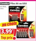 Piles AA - Camelion en promo chez Norma Strasbourg à 3,99 €