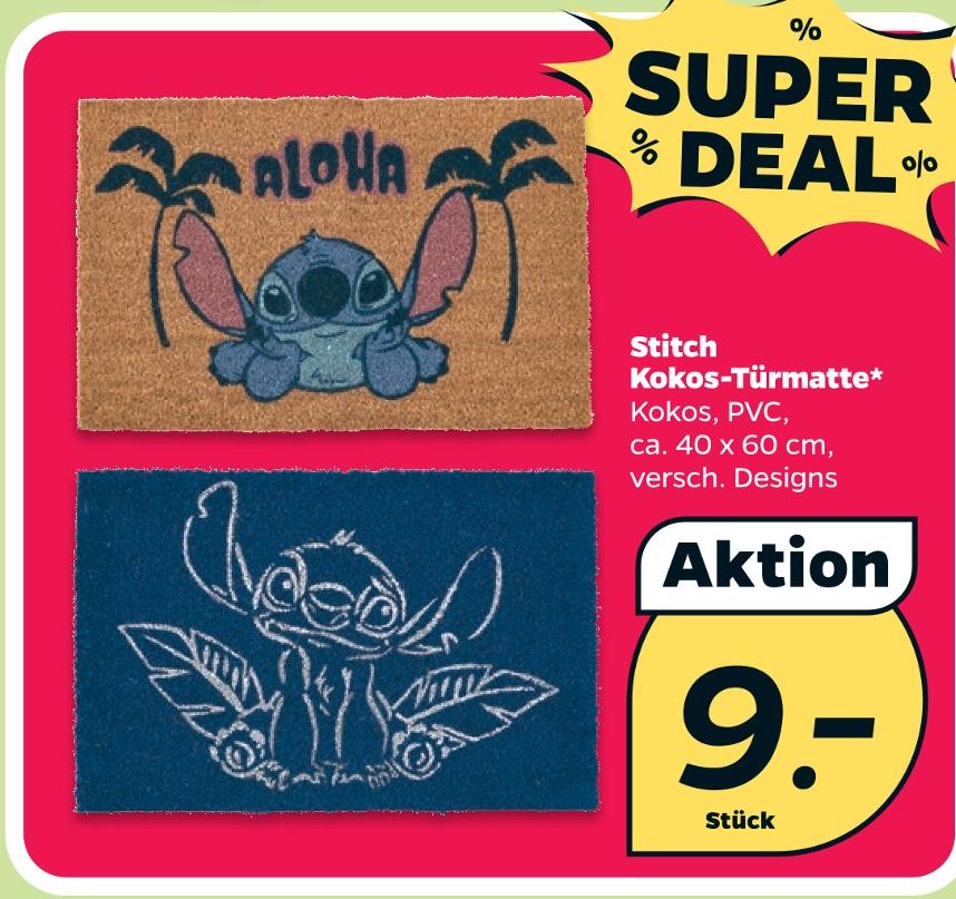 Stitch Kokos-Türmatte