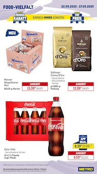 Cola im METRO Prospekt "Wochenangebote Gastro + Gewinnspiel + MonatsMenü" mit 42 Seiten (Stuttgart)