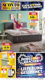 Sconto SB Prospekt "Lieferung geschenkt!", 8 Seiten, 22.01.2026 - 22.01.2026 Aktueller Sconto SB Prospekt, "Lieferung geschenkt!", mit Angeboten der Woche, gültig von 22.01.2026 bis 22.01.2026