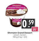 Grand Dessert Angebote von Ehrmann bei Hieber Freiburg für 0,59 €