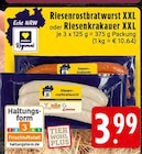 Riesenrostbratwurst XXL bei EDEKA im Wetter Prospekt für 3,99 €