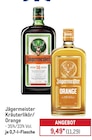 Kräuterlikör/ Orange im Angebot bei METRO in Frankfurt Kräuterlikör/ Orange Angebote von Jägermeister bei METRO Frankfurt für 11,29 €