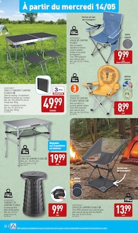Promo Chaise De Camping dans le catalogue Aldi du moment à la page 35