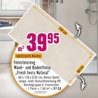 Feinsteinzeug Wand- und Bodenfliese "Fresh Ivory Natural" für 57,53 € bei Hornbach im Angebot Feinsteinzeug Wand- und Bodenfliese "Fresh Ivory Natural" im aktuellen Hornbach Prospekt