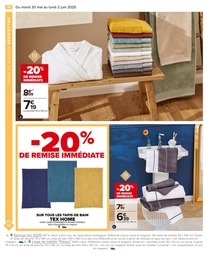 Prix et réduction Tapis dans le prospectus Carrefour en cours Offre Tapis dans le catalogue Carrefour du moment à la page 20