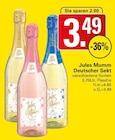 Deutscher Sekt Angebote von Jules Mumm bei WEZ Minden für 3,49 €