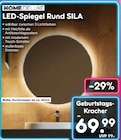 LED-Spiegel Rund SILA von HOME DELUXE im aktuellen Netto Marken-Discount Prospekt