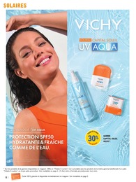 Prix et réduction Vichy dans le prospectus E.Leclerc en cours Offre Vichy dans le catalogue E.Leclerc du moment à la page 6