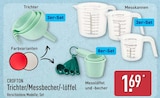 Trichter/Messbecher/-löffel im ALDI Nord Prospekt Trichter/Messbecher/-löffel von Crofton im aktuellen ALDI Nord Prospekt für 1,69 €