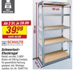 toom Baumarkt Burweg - Schwerlast-Steckregal Angebot im Prospekt Schwerlast-Steckregal bei toom Baumarkt im Burweg Prospekt für 29,99 €