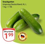 Snackgurken bei GLOBUS im Hermsdorf Prospekt für 1,99 €