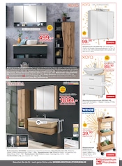 Aktueller Möbelzentrum Pforzheim Prospekt mit Bad-Spiegelschrank, "Silvester", Seite 21