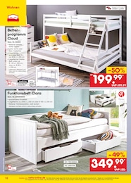 Netto Marken-Discount Funktionsbett im Prospekt 