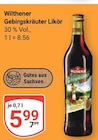 Gebirgskräuter Likör Angebote von Wilthener bei GLOBUS Weimar für 5,99 €