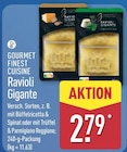 Ravioli Gigante mit Büffelricotta & Spinat Angebote von Gourmet Finest Cuisine bei ALDI Nord Paderborn für 2,79 €