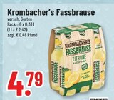 Aktuelle Krombacher Angebote bei Trinkgut in Bornheim Aktuelles Fassbrause Angebot bei Trinkgut in Bornheim ab 4,79 €