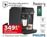 Expresso avec broyeur - PHILIPS - But à Perpignan Expresso avec broyeur - PHILIPS en promo chez But Perpignan à 349,99 €