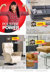 Aktueller Höffner Prospekt mit Relaxsessel, "POLSTERPOWER", Seite 14