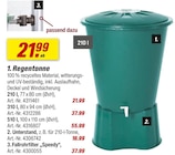 Aktuelle Regentonne Angebote bei toom Baumarkt in Pforzheim Aktuelles Regentonne Angebot bei toom Baumarkt in Pforzheim ab 16,99 €