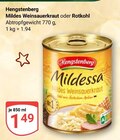Mildes Weinsauerkraut Angebote von Hengstenberg bei GLOBUS Bensheim für 1,49 €
