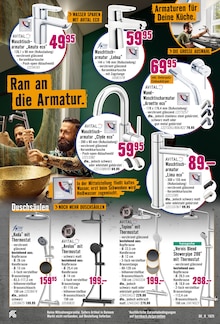 Duschbrause im Hornbach Prospekt "Wir sagen Danke." mit 34 Seiten (Bremen)