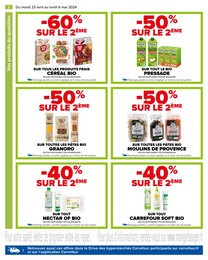 Offre Pâtes Bio dans le catalogue Carrefour du moment à la page 4