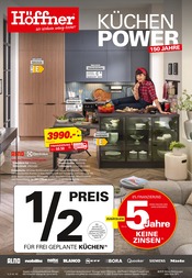 Höffner Möbel & Einrichtung Prospekt der aktuellen Woche mit 20 Seiten, gültig von 23.12.2024 bis 16.01.2025, in Karlsfeld und Umgebung Aktueller Höffner Möbel & Einrichtung Prospekt in Karlsfeld und Umgebung, "KÜCHEN POWER" mit 20 Seiten, 23.12.2024 - 16.01.2025